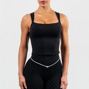 Vitality Cloud II Together Tank - Midnight Polka Dot